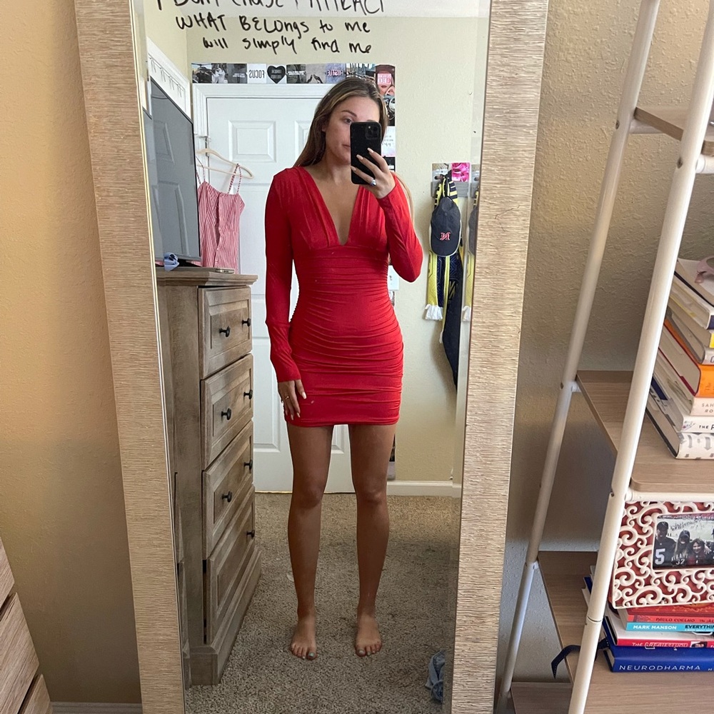 Red dress